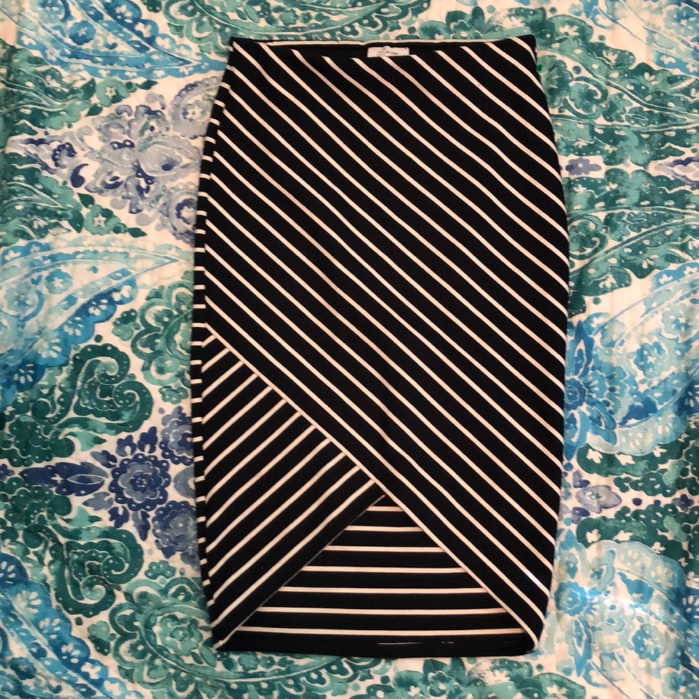 Zara Tight Skirt Striped